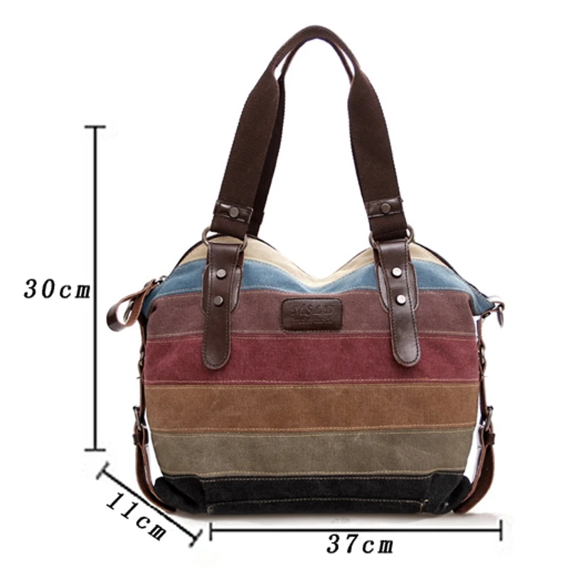 

Women Shoulder Bag Canvas Satchel Crossbody Tote Handbag Purse Messenger Fashion L9BE