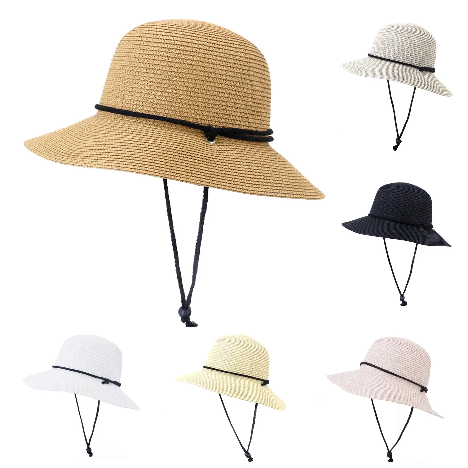 

Men's And Women's Beach Hat Fisherman Hat Sun Protection Shade Cover Hat Outdoor Sunscreen Cotton Fishing Hunting Cap Sun Preven