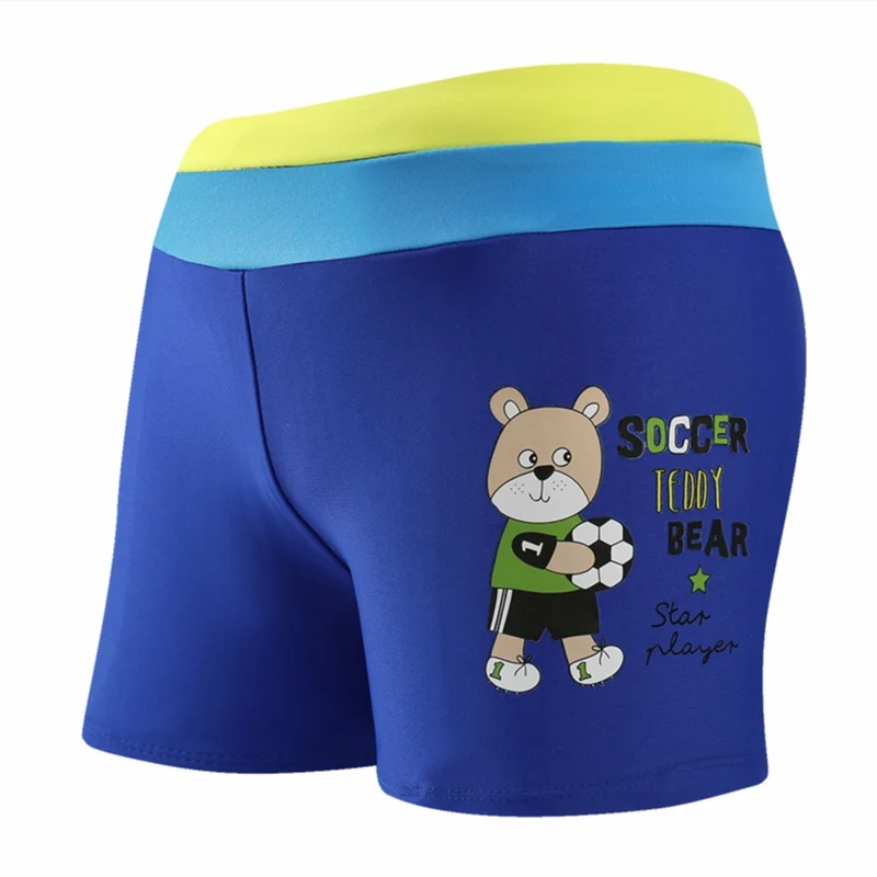 Купальник для мальчиков детские плавки с мультяшным медведем милая детская