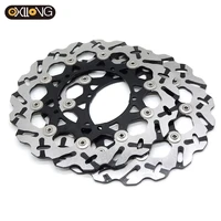 motorcycle front floating disc brake rotor brake pad disc rotors for yamaha yzf r1 yzf r1 2007 2008 2009 2010 2011 2012 2013