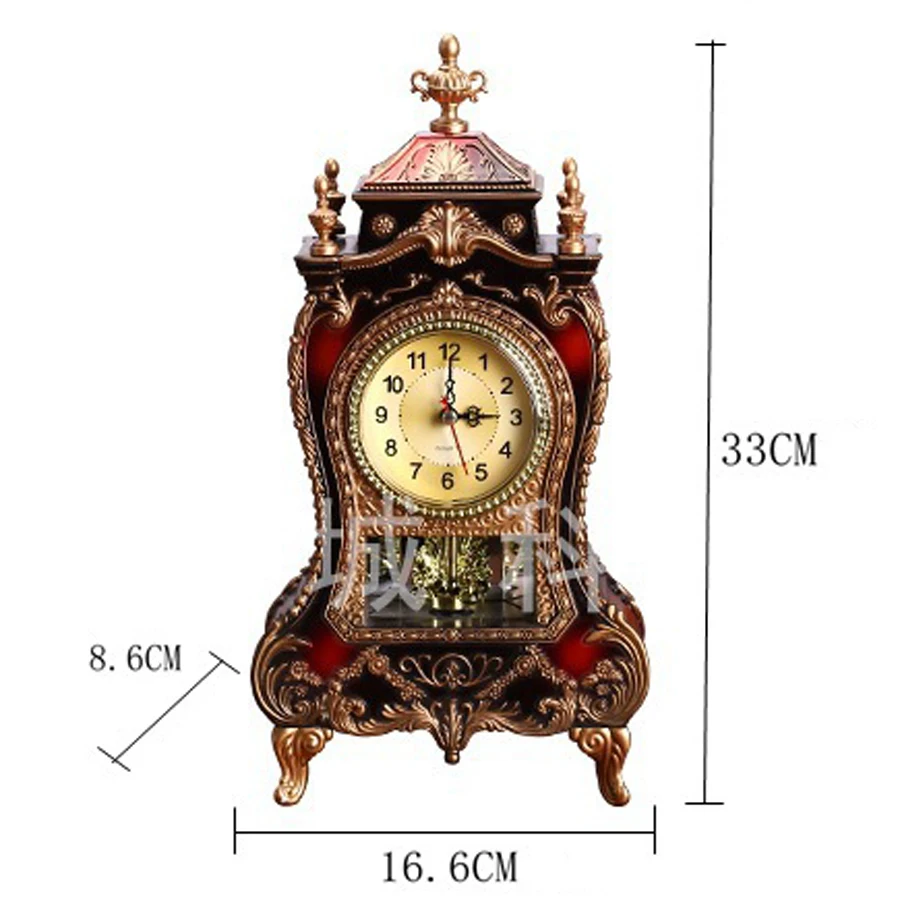 

EUROPEAN RETRO TABLE CLOCK MODERN DESIGN DECORATIVE BEDROOM ANTIQUE STYLE DESK CLOCK WITH 12 MUSIC HOURLY CHIMING DESKTOP CLOCKS