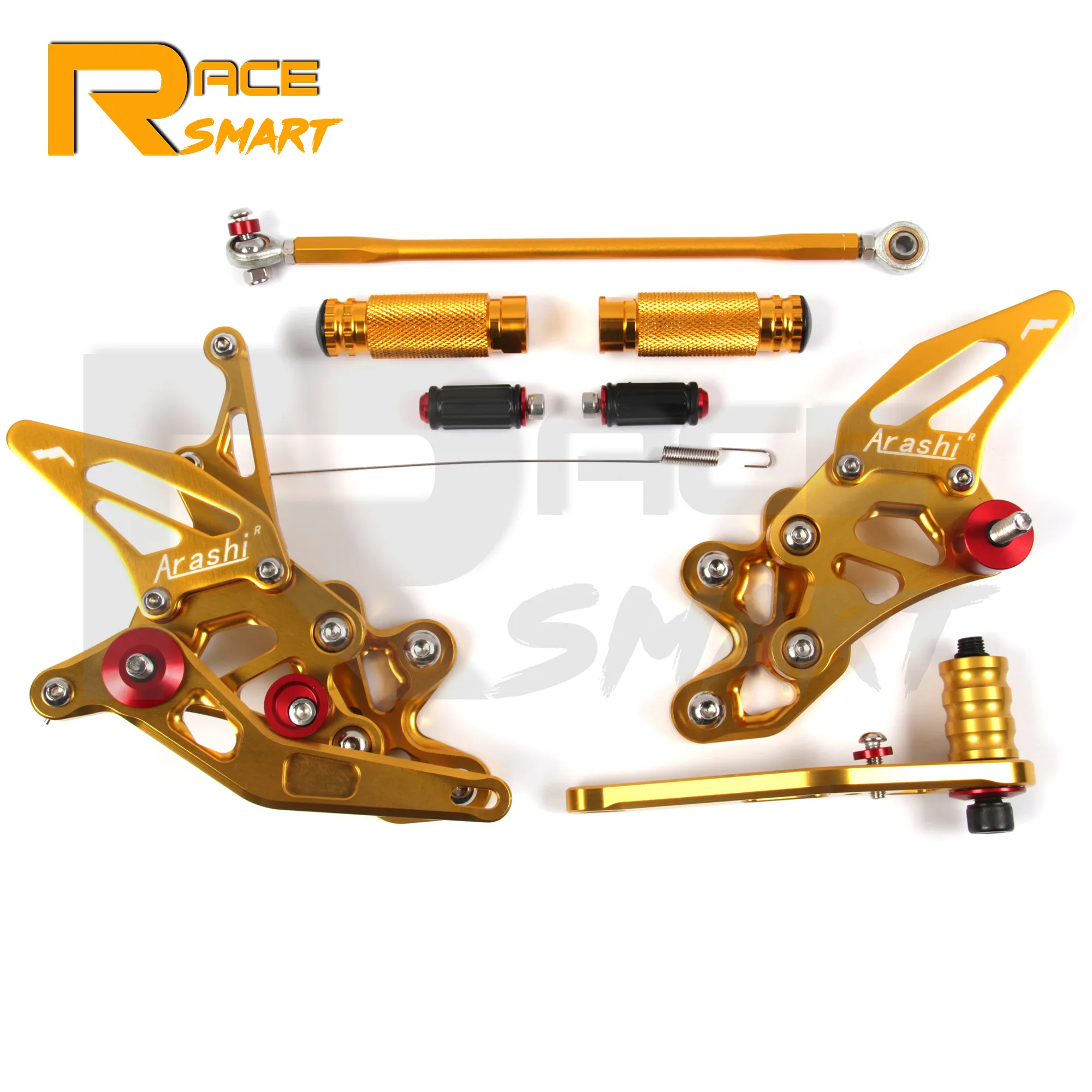 Мотоцикл с ЧПУ регулируемый задний подножки подставка для ног SUZUKI GSX R600 GSXR750 2012 2013