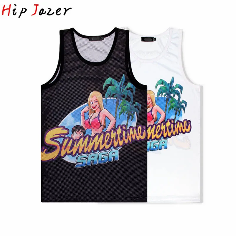 2021 Новое поступление 3D печать хип-хоп Уличный Слэм Топы Баскетбол Джерси