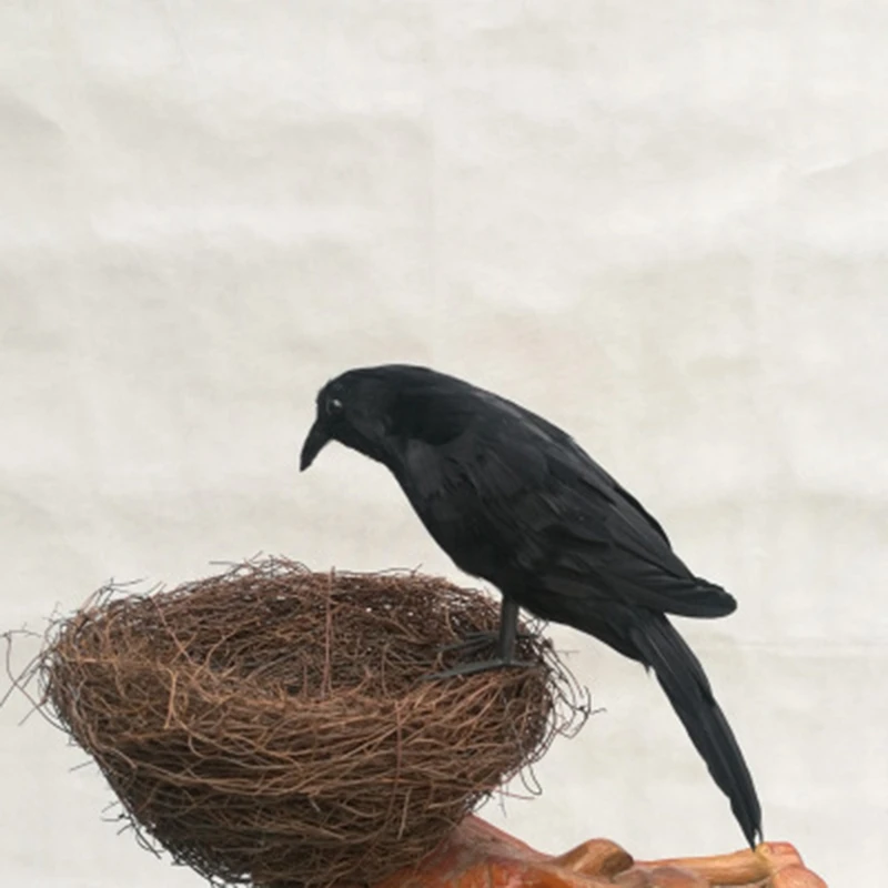 Реквизит для Хэллоуина лужайка яркая пернатая птица реалистичные садовые