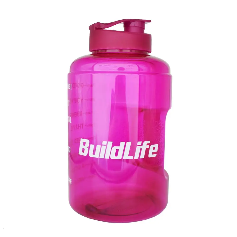 Whole Purple Buildlife 3.8L с широким горлышком 1 галлон бутылка для питьевой воды BPA бесплатно обучение большой емкости чайник для наружного кемпинга чайник кружка - Цвет: Whole Purple