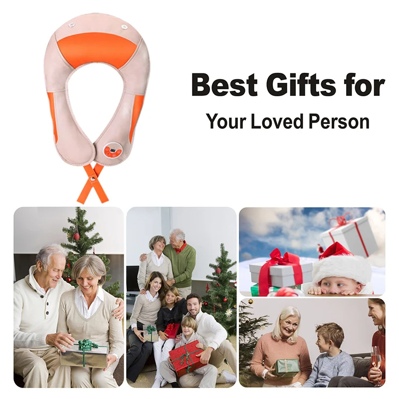 LUYAO Электрический шейный позвонка биение Портативный Массаж шаль