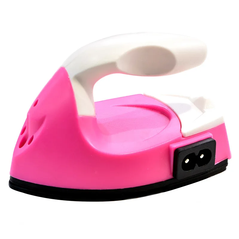 

Fast Heated! Travel Electric Iron Portable Mini Iron Children Electric Iron Hotfix Applicator for Patches Garment Rhinestone
