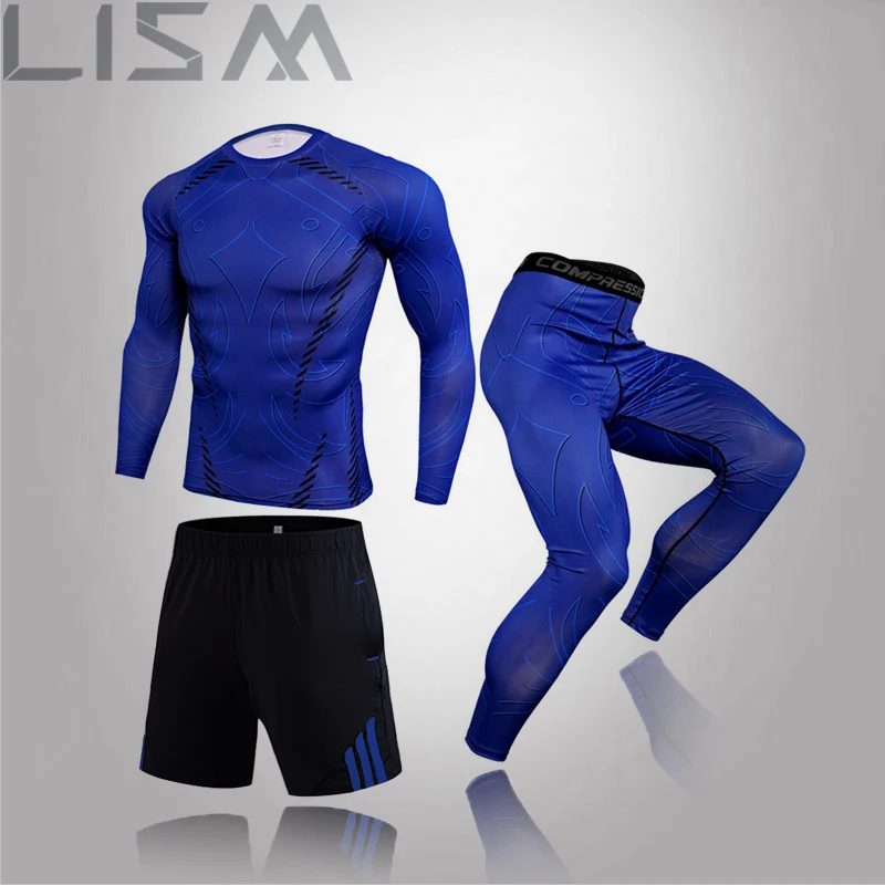 

Весна 2021, мужское спортивное белье для бега Rashgard, Мужская облегающая компрессионная Спортивная одежда для бега и фитнеса