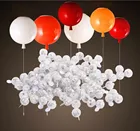 1050 шт. круглая цветная (RGB) светодиодная вспышка лампа в форме шара мини-светильник бумажного шарики Летающие фонарики светильник s для Рождественские Свадебные вечерние украшения