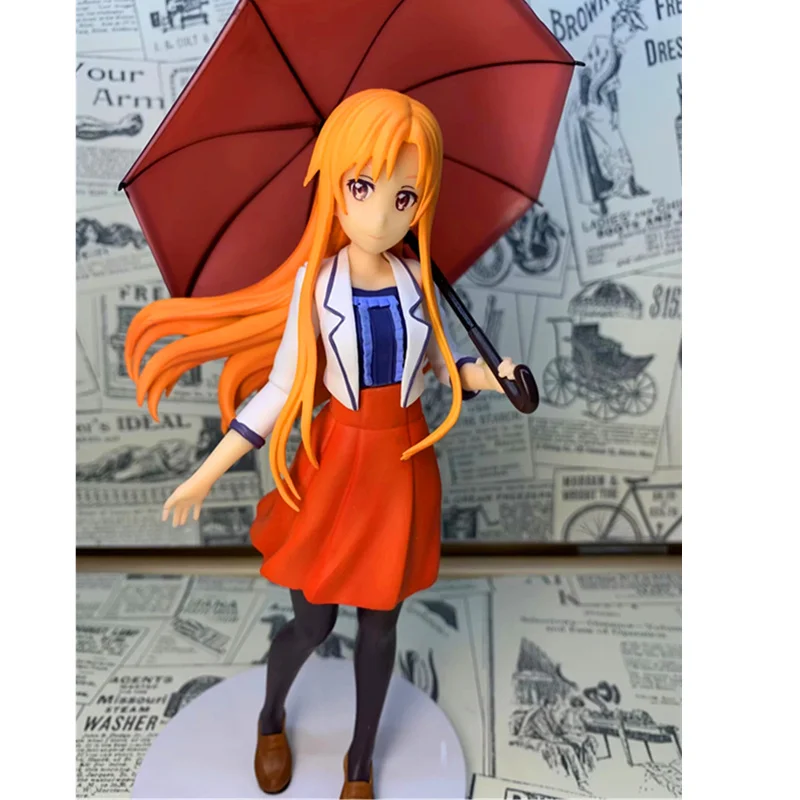 20CM Sword Art Online Yuuki Asuna Figurine Dolls Toys PVC Action Figure Collection Model Toy H797 | Игрушки и хобби