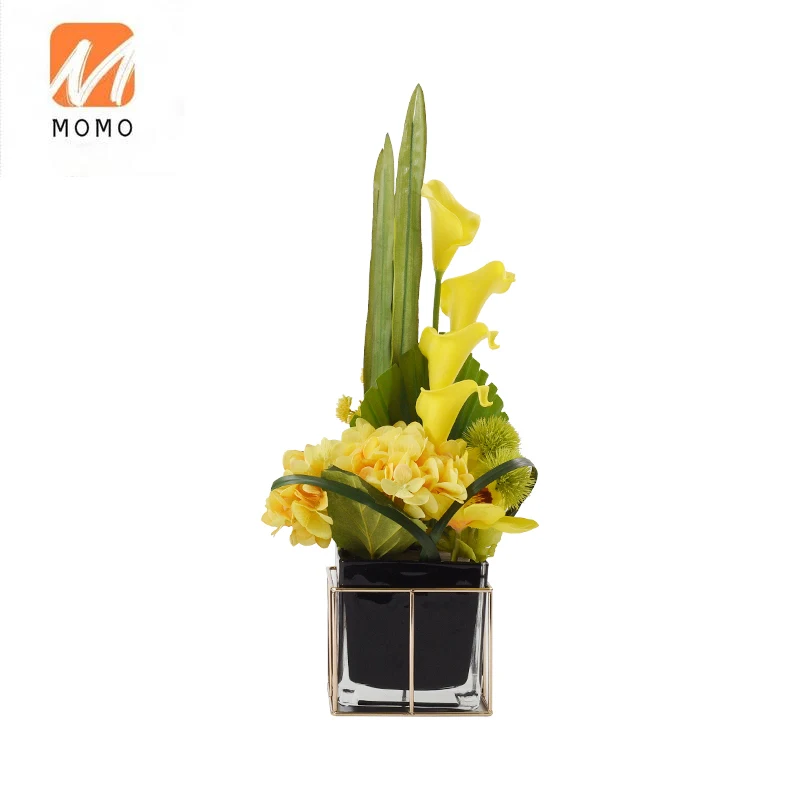 

Simulation Lily Set Nordic Floriculture Vase Decorations European TV Cabinet and Tea Table Ornaments
