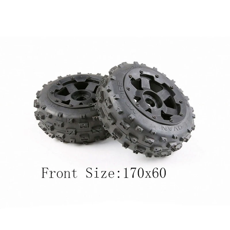 

Tyres and Wheel Hub Set for 1/5 Hpi Km Baja 5B Rc Car Parts
