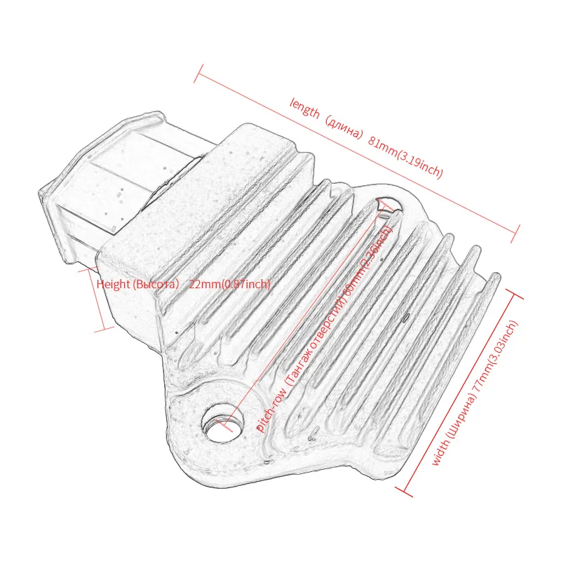 Регулятор выпрямителя R2009.0 для HONDA CB CBR 600 900 1100 RR VFR VTR 750 XLV 1000 XL 125 PC 800 мотоцикла с