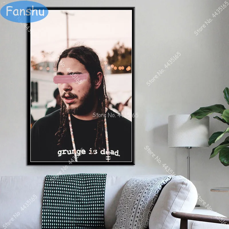 Постер Hot Post Malone в стиле хип-хоп рэп-певица новинка настенное искусство на заказ