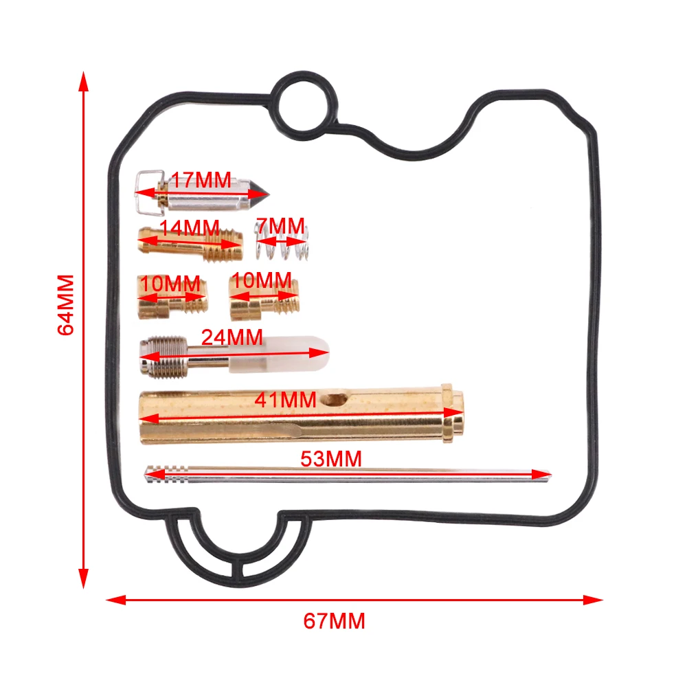 Мотоциклетный Двигатель цилиндровый карбюратор обслуживание Jet Ремкомплект для