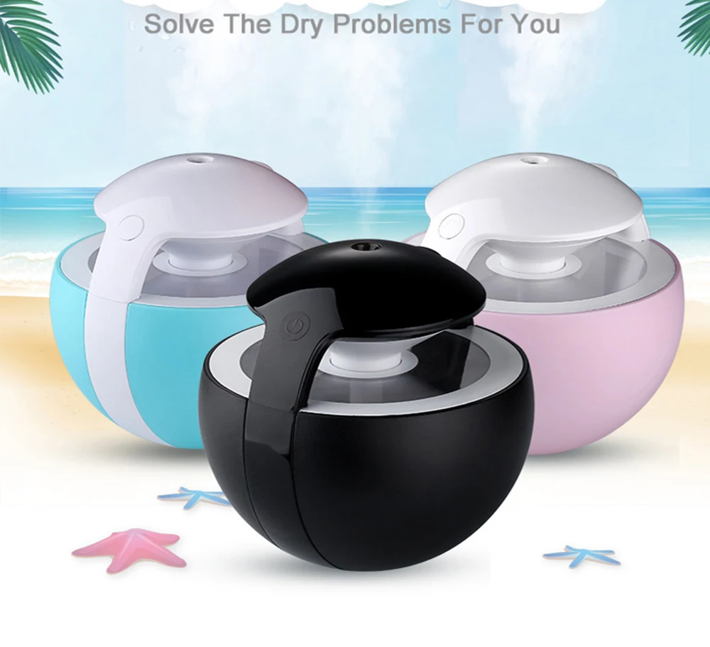 Увлажнитель ночник бытовой с емкостью 450 мл и таймером|Увлажнители воздуха| |