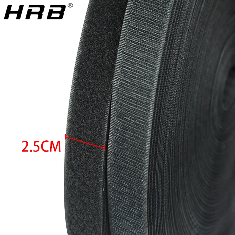 1 м липучка 2 5 см самоклеящаяся лента с застежкой прочный волшебный клей кабель