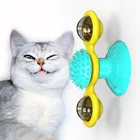 Игрушки для домашних животных для кошек, Интерактивная головоломка , обучающая вращающаяся мельница, шаровые вращающиеся игрушки для кошек, котят, игра, Новые товары для кошек