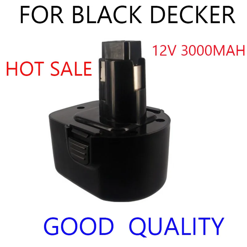 12V 3000 мА/ч 3.0AH для BLACK&DECKER PS130 PS130A питающий инструментный аккумулятор A9252 A 9252 A9275 9275