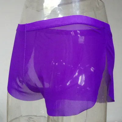 Мужское нижнее белье Вискозные шелковые трусы мужские шорты-боксеры домашние