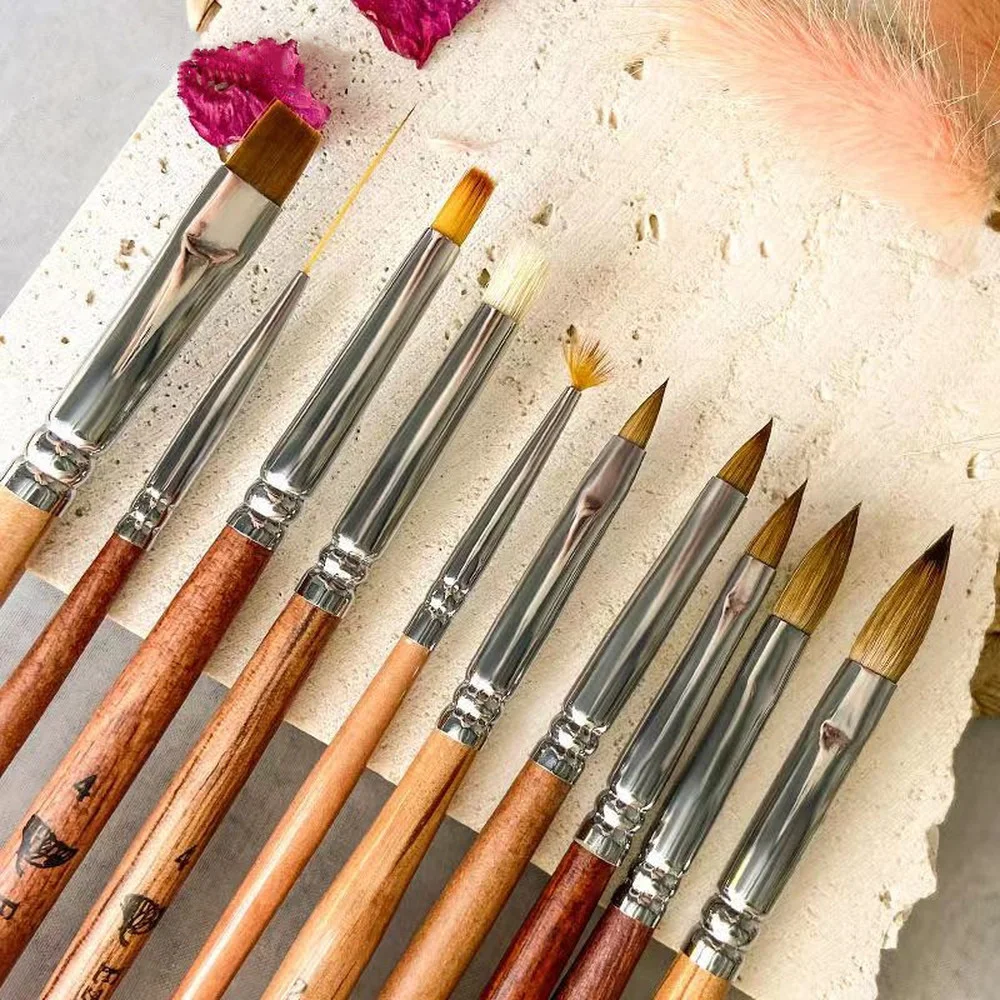 

Nail Painting Pen 10 Sets of Nail Brush Set of Phototherapy Pen Carved Pen Nail Brush Pen Wholesale Painting Tools