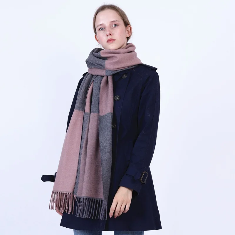 В Корейском стиле квадратный кашемировый шарф квадратной формы для детей в осень