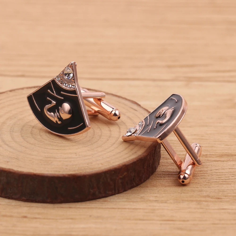 2019 Новинка Лидер продаж медицины Модель эмбриона запонки инкрустированные