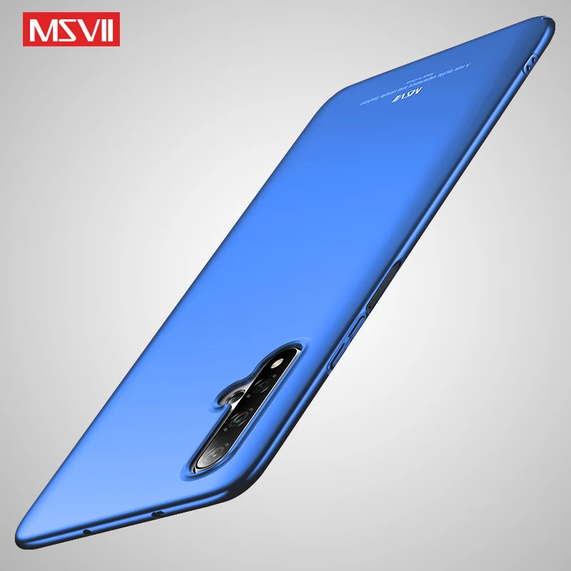 Чехол для Honor 20 Pro Msvii матовый чехол Huawei Lite 10 10i i 20i 20S Жесткий из поликарбоната View V20