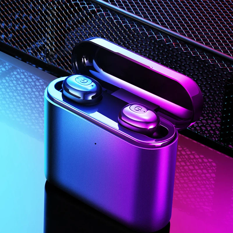 Bluetooth 5,0, наушники 5D, стерео беспроводные наушники, спортивные, водонепроницаемые, свободные руки, наушники, гарнитура с 1200 мАч, внешний аккумулятор