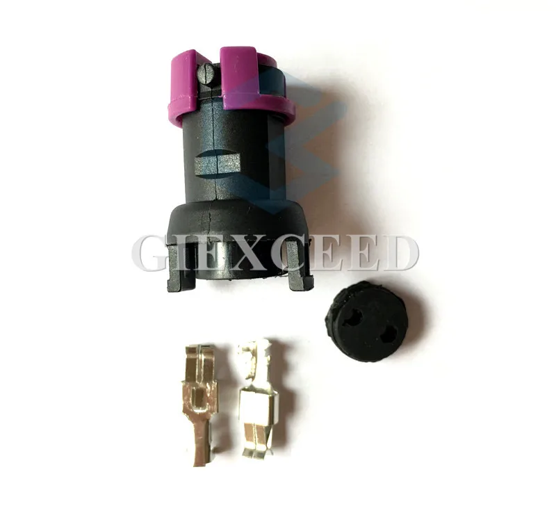 2 набора контакта водонепроницаемый гнездовой разъем для противотуманной фары