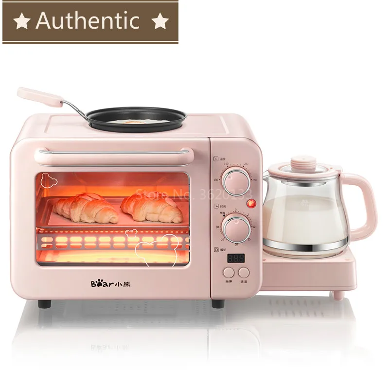 Новинка 3 в 1 Бытовая кофеварка для завтрака машина хлеба кофе жаровня домашняя