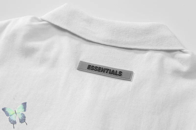 

21ss Essentials Polo T Shirt Men Women Camel Khaki Essentials T-shirt Hot Style Inside Tag Label Highest