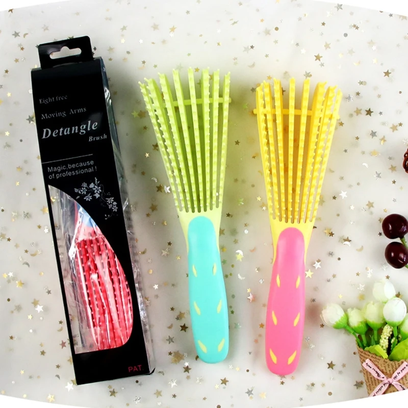 

Профессиональная расческа для распутывания волос, 8 рядов