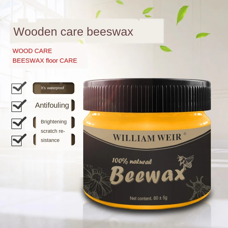 1 шт. Полировочная пчелиный воск древесины приправы Beewax комплексное решение