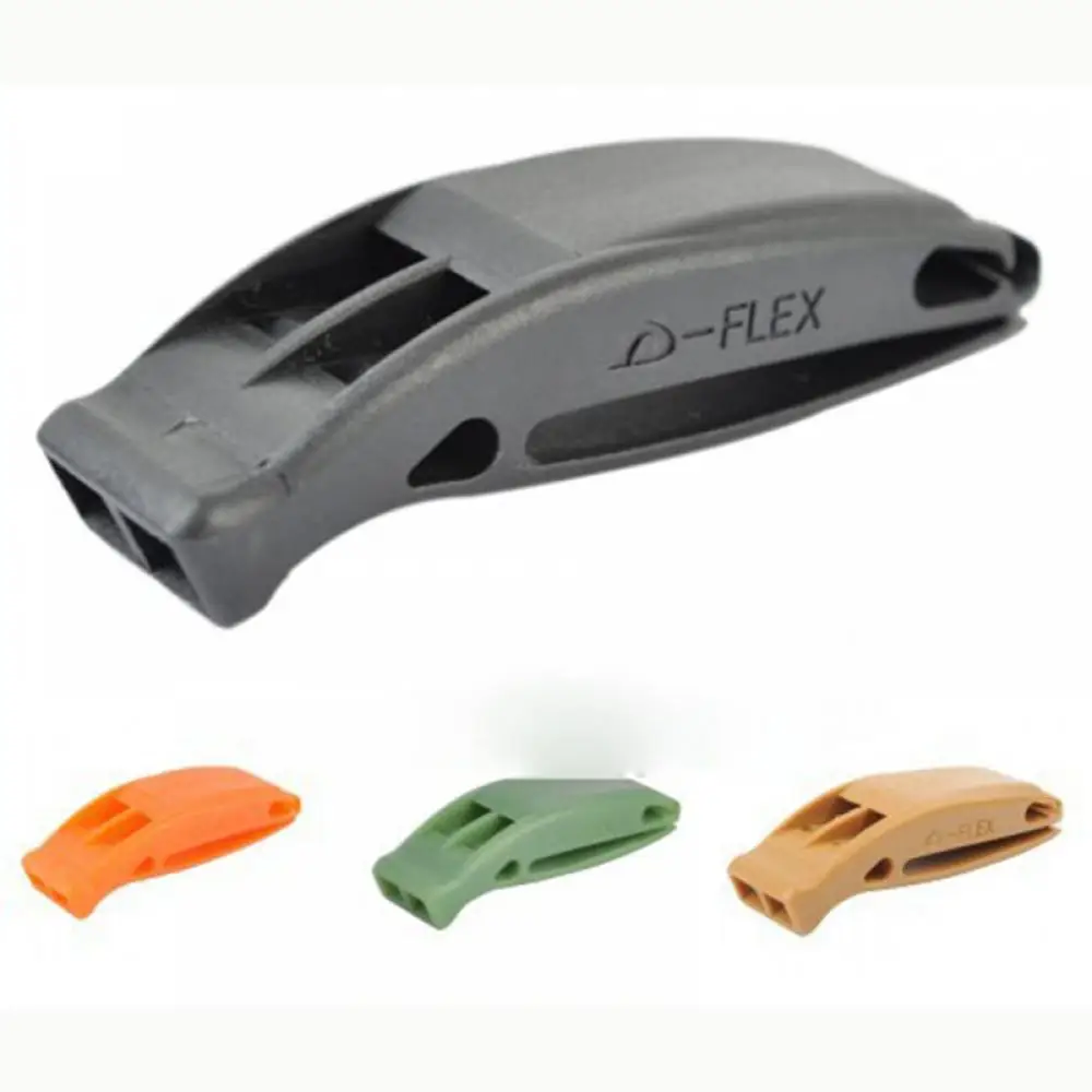 Горячая Распродажа 5 шт. двухчастотный экстренная Выходная спасательный свисток