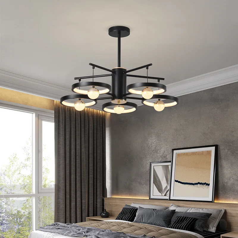 Современная Минималистичная Люстра для гостиной Роскошная лампа в