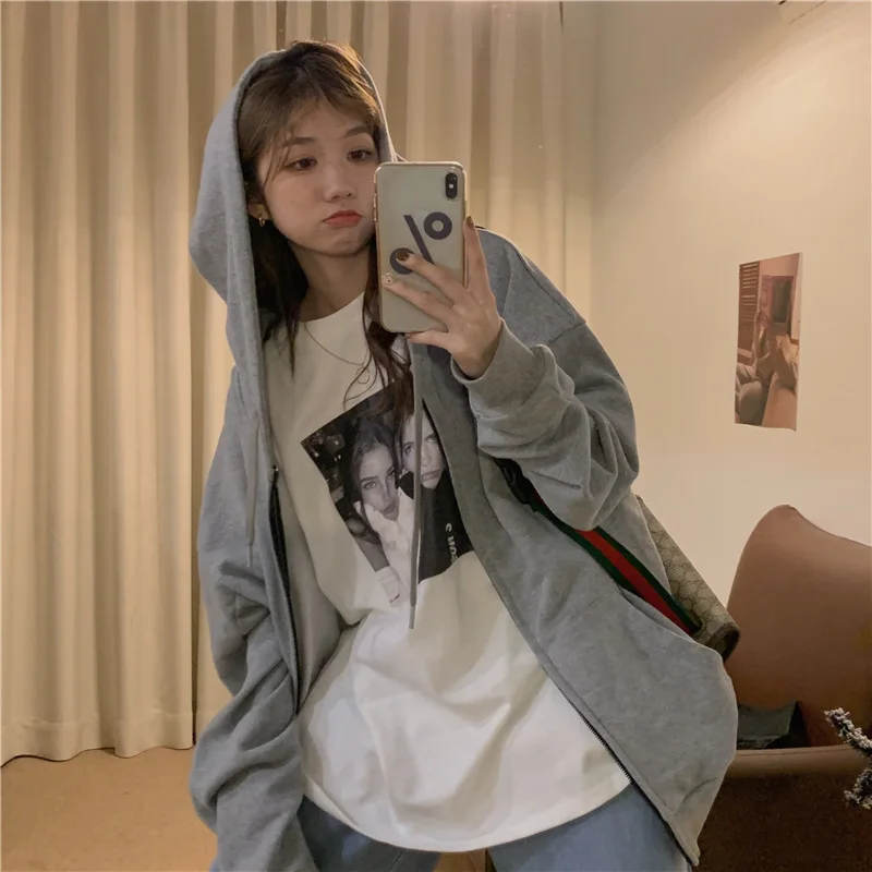 

Summer Korean Version 2021 New Loose Mid-length Vintage Print Couple Short-sleeved T-shirt White Top Women's Clothing