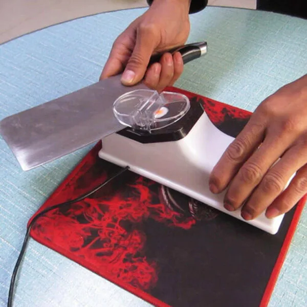 Электрическая точилка для кухонных ножей моторизованный вращающийся точильный