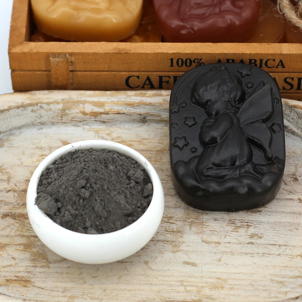 

100g Black Natural Volcanic Ash Soap Making Supplies Handmade Soap Raw Materials Natural Mineral Powder Skin Care Raw Materials