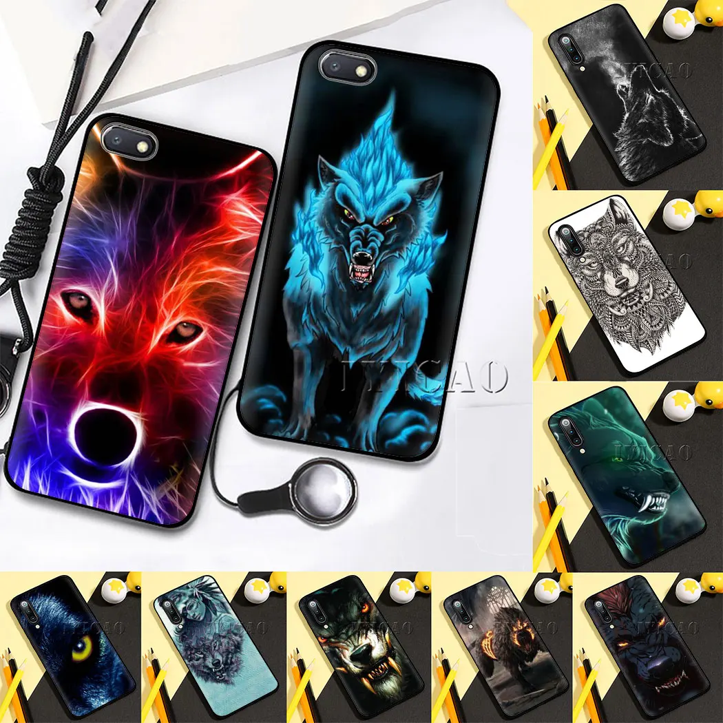 Волк чехлы для мобильного телефона из мягкого силикона с случай Redmi Примечание 4X5