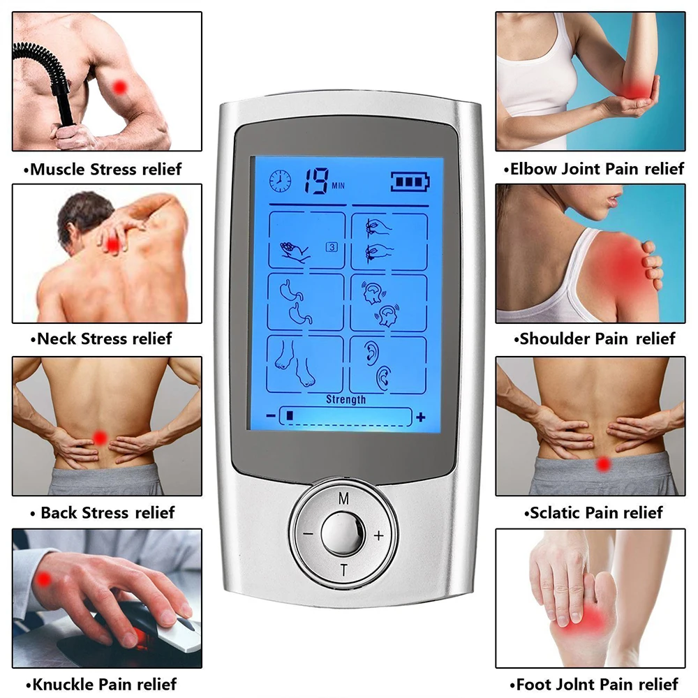 

16-mode tens physiotherapy instrument mini home electronic pulse meridian acupuncture and muscle massage instrument