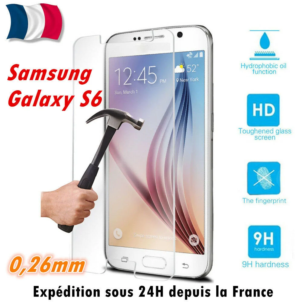 

Vitre protection film protecteur d'cran en VERRE TREMPE - For Samsung Galaxy S6