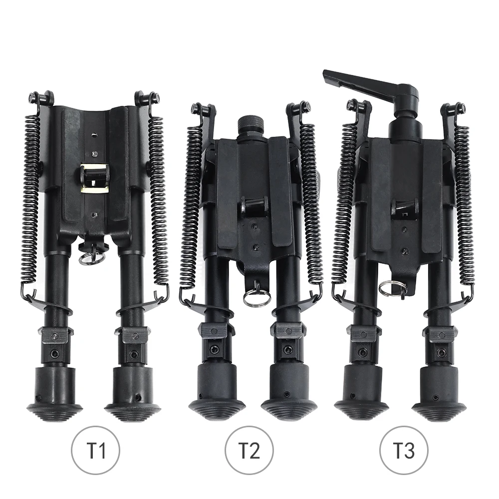 

Tactical 6-9 inch Outdoor Butterfly Tripod Stand CS Heavy Duty Swivel Bipod Mount Tiltable Swivel Model with Pod-lock Handle