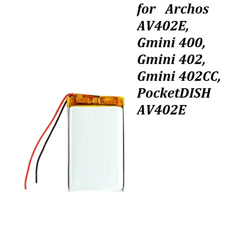 

1400mAh New Battery for Archos AV402E, Gmini 400, Gmini 402, Gmini 402CC, PocketDISH AV402E ARCHOSBATT