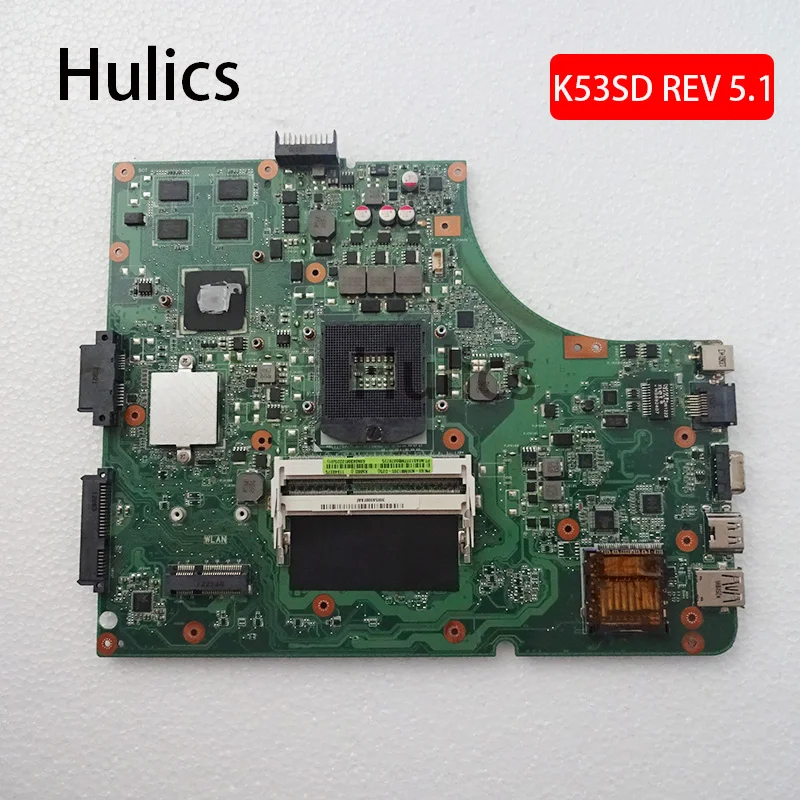 Hulics оригинальная материнская плата для Asus K53E K53SD REV 5,1 основная плата