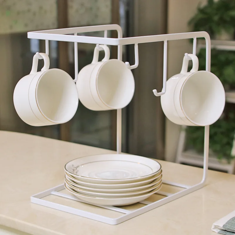 

Mug Holder Mug Drainer Storage Drying Rack Moisture-proof Cup Holder For Coffee Glass Cups Kitchen Storage Rack