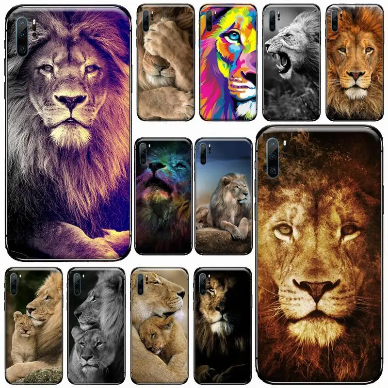 

lion2 Phone Case For Huawei honor Mate P 9 10 20 30 40 Pro 10i 7 8 a x Lite nova 5t