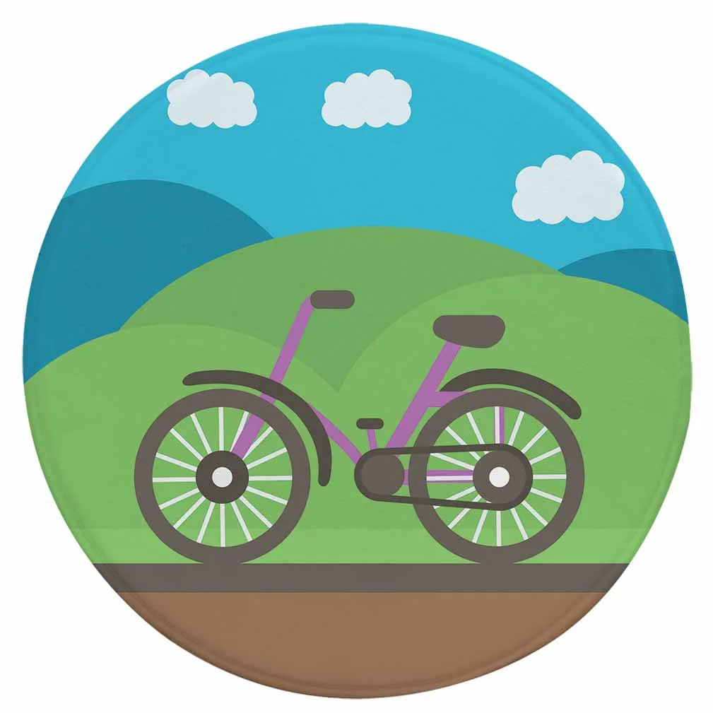 Круглый ковер Zeegle для детской комнаты коврик дивана и ног Детский активного