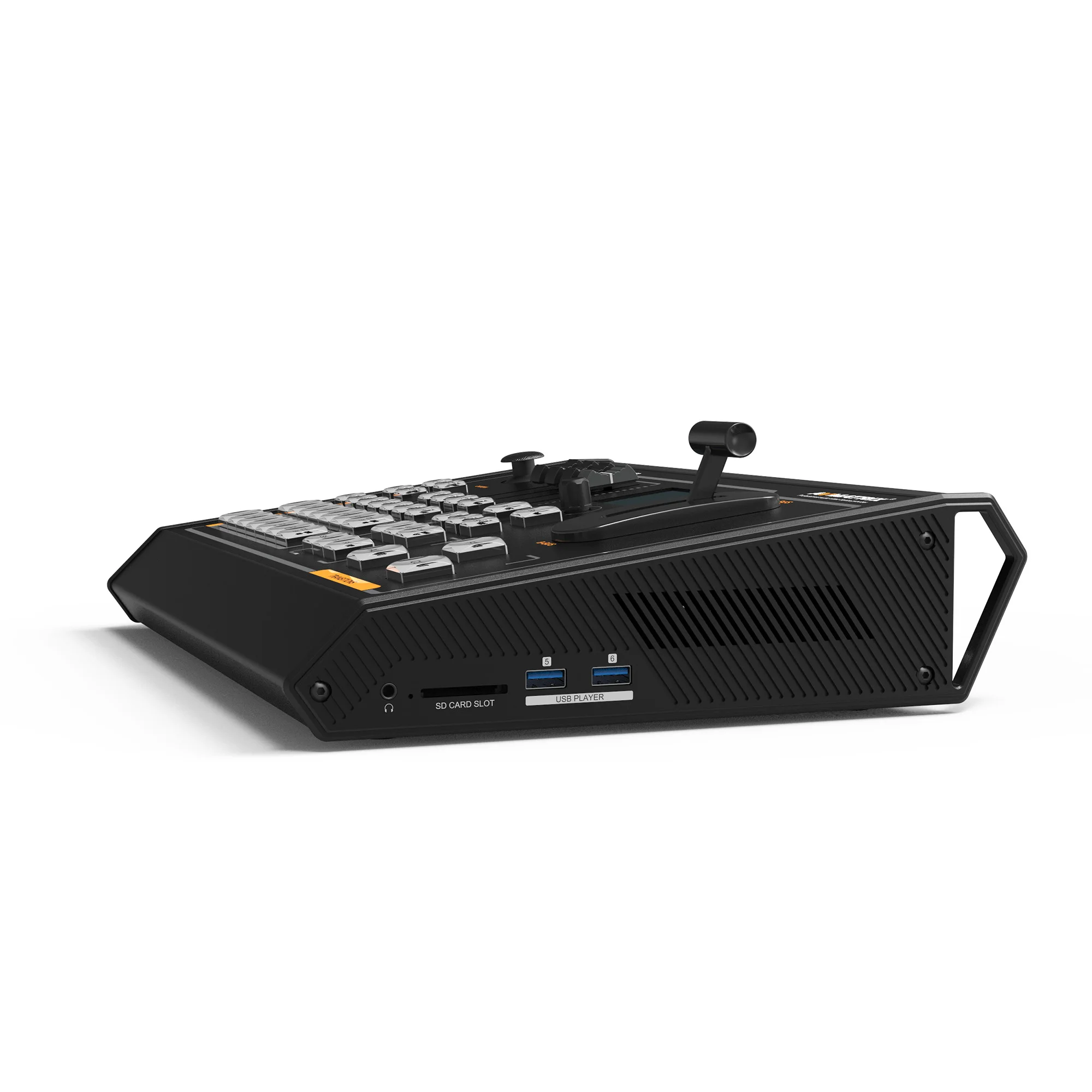 

AVMATRIX VS0605U 6 CH Inputs Multi-Format Streaming Switcher With A Built-In SD Card Slot for PGM Recording and Luma Key for Vir