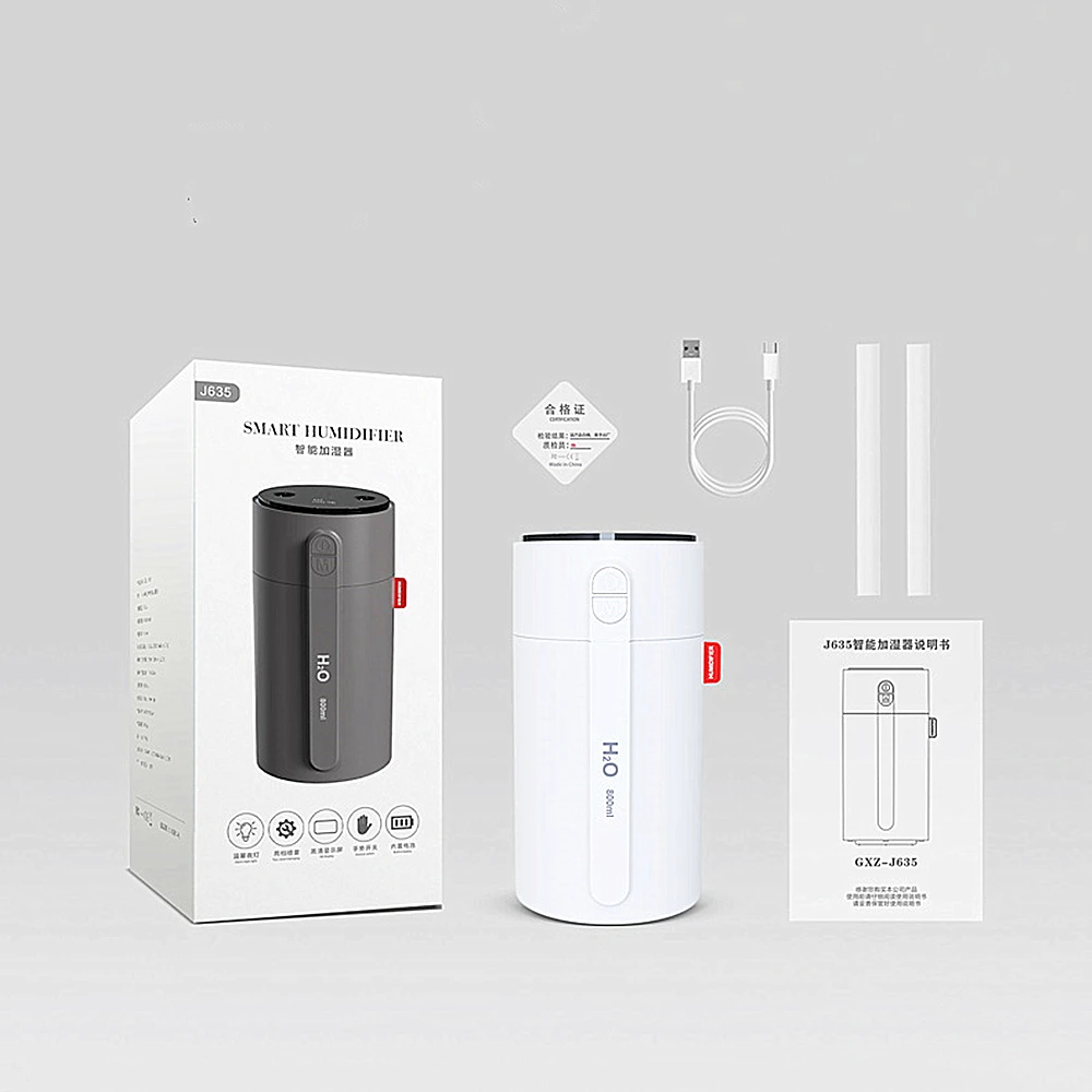 

800ml Wireless Aromatherapy Diffuser Humidifier 2000mAh Battery Rechargeable Essential Oil Diffuser Air Humidifier for Home Car